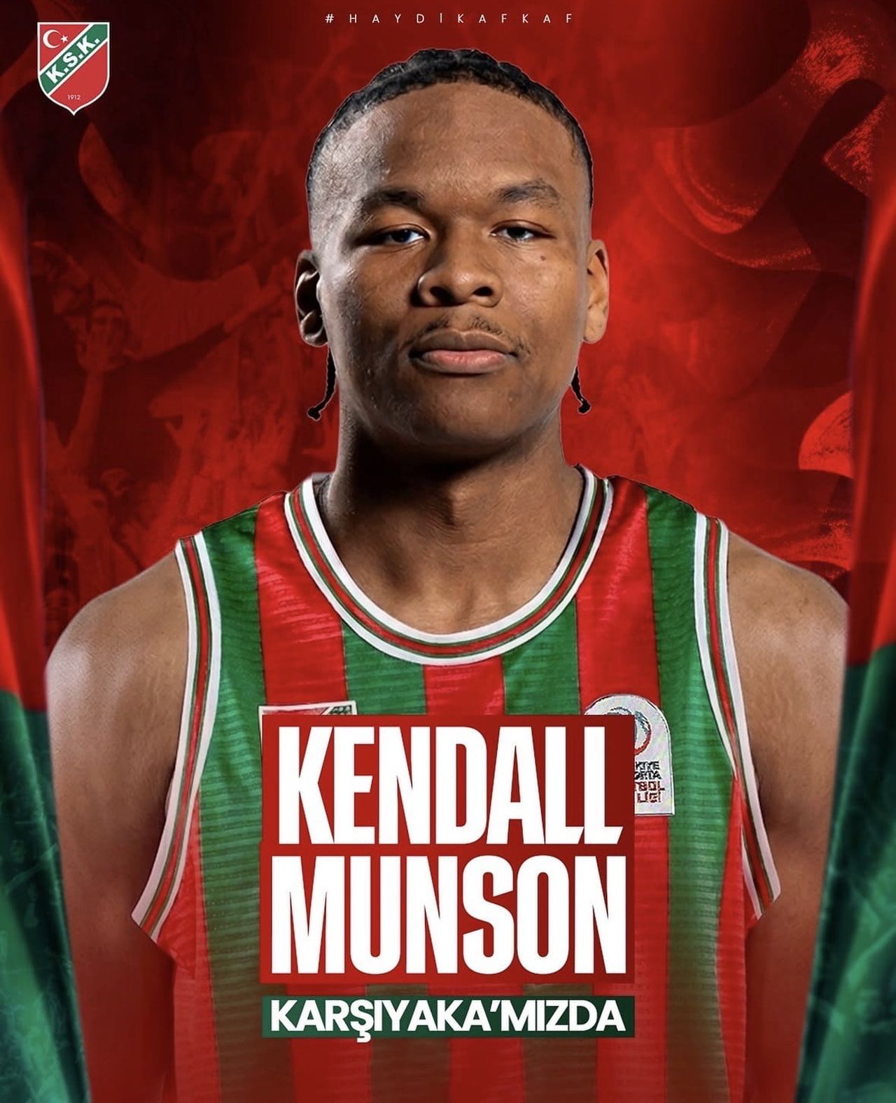 KARŞIYAKA BASKETBOL, KENDALL MUNSON’U KADROSUNA KATTI