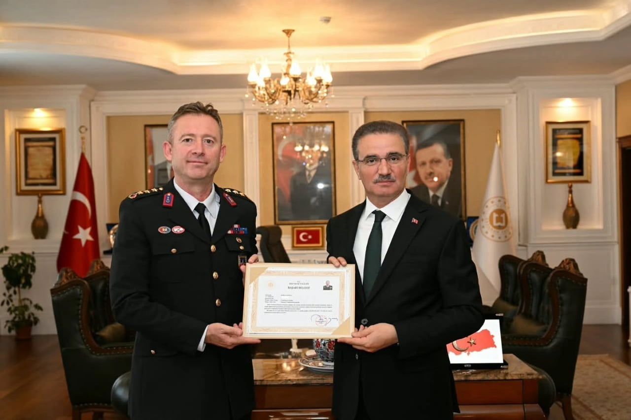 AZİANTEP İL JANDARMA KOMUTANLIĞI GÖREVİNE ATANAN ERZURUM İL JANDARMA KOMUTANI KIDEMLİ ALBAY HAKAN...