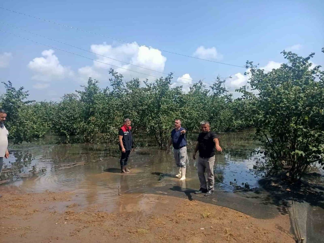 SAMSUN’UN ÇARŞAMBA İLÇESİNDE YAĞIŞLARDAN ETKİLENEN 30 MAHALLEDE İNCELEMELER DEVAM...