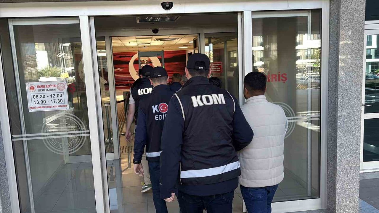 EDİRNE'DE TEFECİLİK OPERASYONUNDA 2 TUTUKLAMA, 2 ŞÜPHELİYE EV HAPSİ