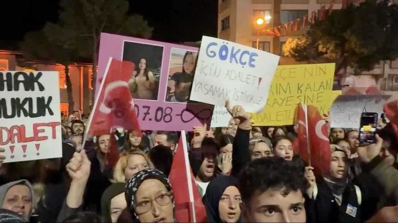 KARACABEY’DE GÖKÇE ALKAN İÇİN YÜRÜDÜLER: "GÖKÇELER ÖLMESİN"
