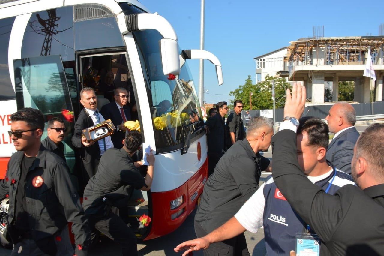 CUMHURBAŞKANI RECEP TAYYİP ERDOĞAN CANİK İLÇESİNDE KARŞILANDI