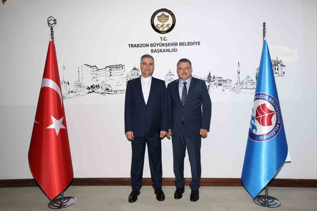 İRAN İSLAM CUMHURİYETİ’NİN YENİ TRABZON BAŞKONSOLOSU HOSSEİN KHOSRAVİ, TRABZON BÜYÜKŞEHİR BELEDİYE...