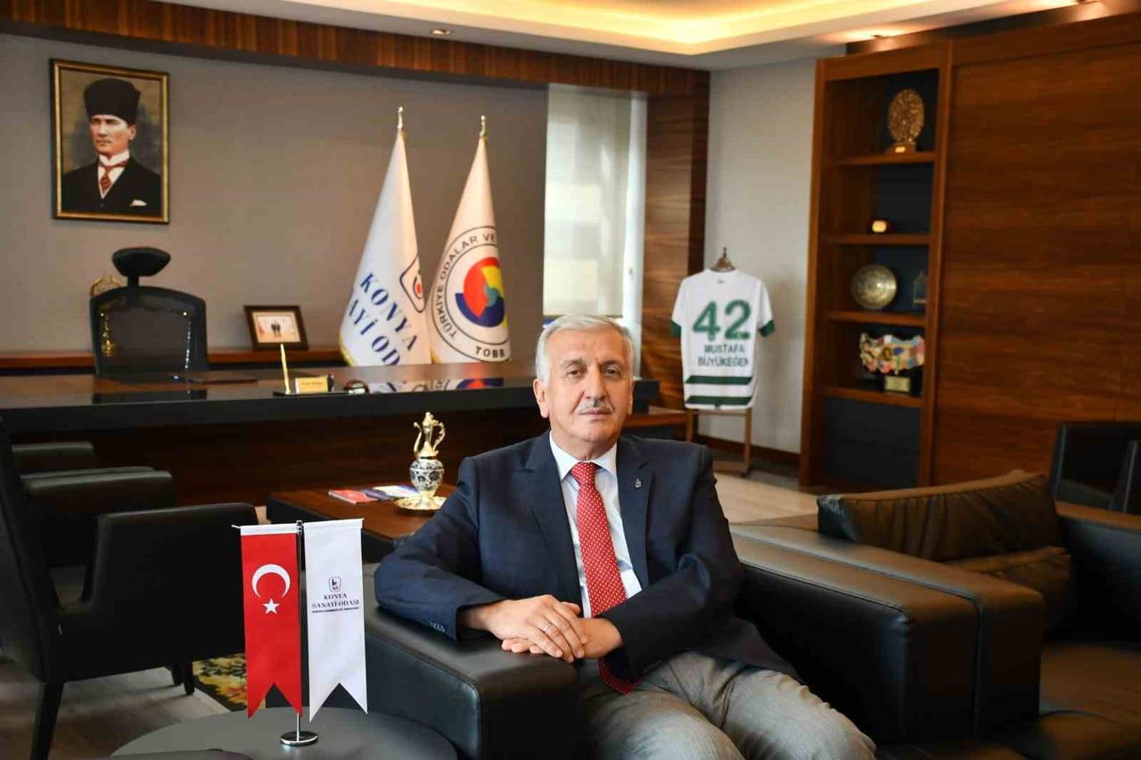 KONYA SANAYİ ODASI BAŞKANI MUSTAFA BÜYÜKEĞEN, "SANAYİMİZİN GELECEĞİ, ÜRETİM GÜCÜMÜZÜN YANI SIRA...