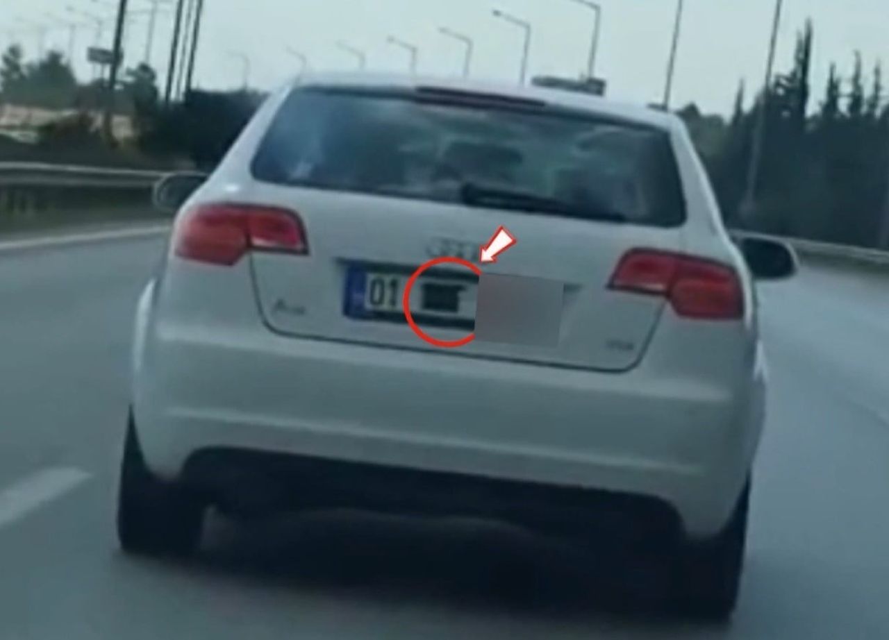 ARAÇ 30 GÜN SÜRE İLE TRAFİKTEN MEN EDİLDİ.