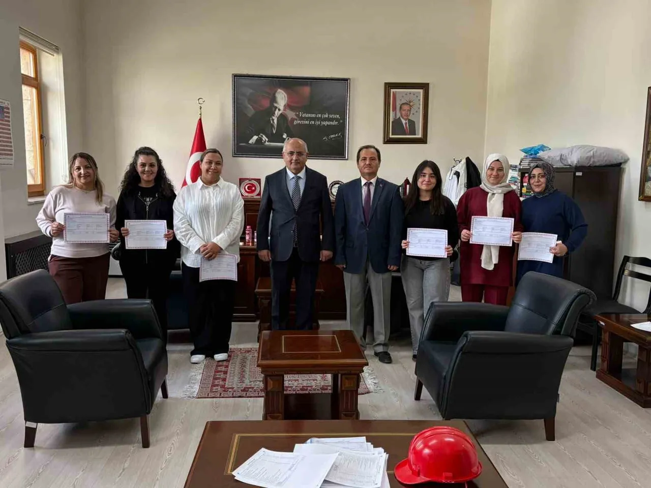ISPARTA VALİLİĞİNDE İŞ SAĞLIĞI VE GÜVENLİĞİ KAPSAMINDA PERSONELİN ACİL DURUMLARA HAZIRLIKLI OLMASI...