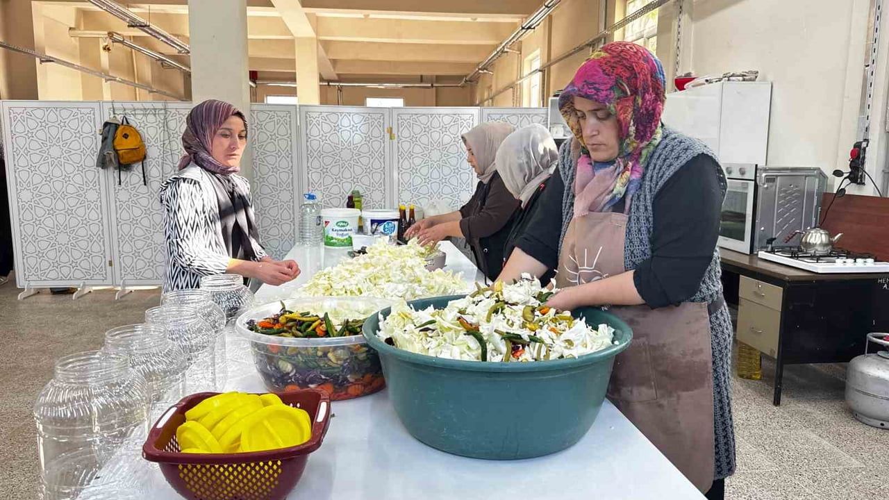 AĞRI'DA ATA TOHUMUYLA YETİŞEN LAHANALAR KIŞ SOFRALARI İÇİN TURŞUYA DÖNÜŞÜYOR