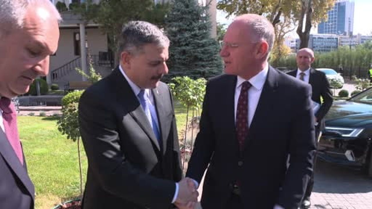 İçişleri Bakanı Mustafa Çiftçi, Avusturya Federal İçişleri Bakanı Karner ile bir araya...