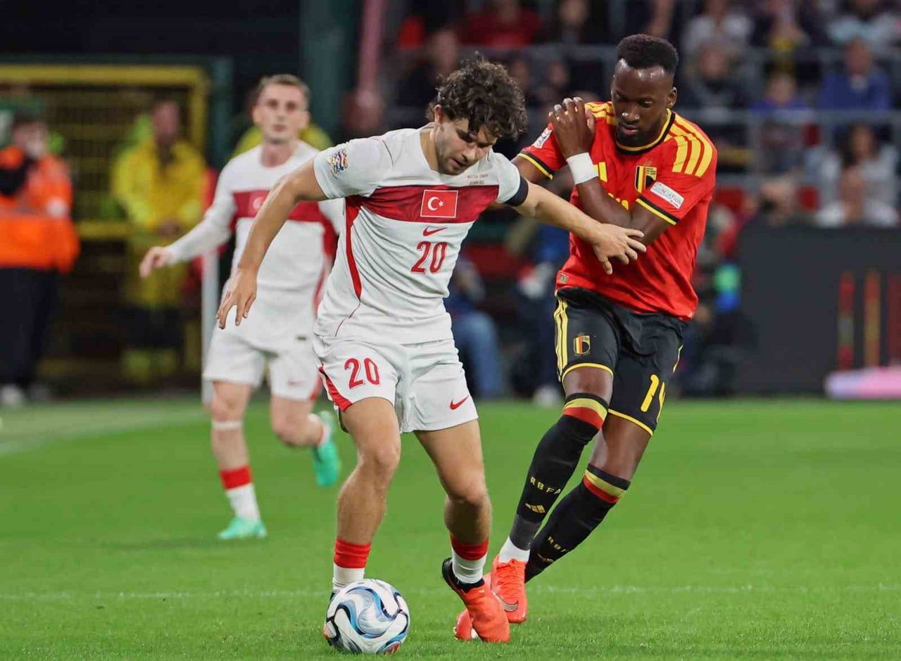 A MİLLİ FUTBOL TAKIMI, UEFA ULUSLAR A LİGİ 1. GRUP'TAKİ ÜÇÜNCÜ MAÇINDA DEPLASMANDA BELÇİKA İLE...