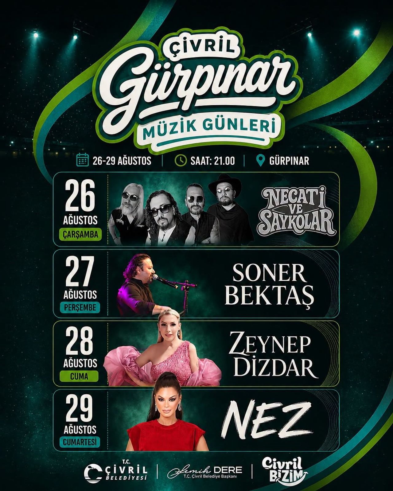 ÇİVRİL BELEDİYESİ, GÜRPINAR’DA 13 YIL ARADAN SONRA YENİDEN DÜZENLENECEK MÜZİK GÜNLERİ İLE İLÇEYE...