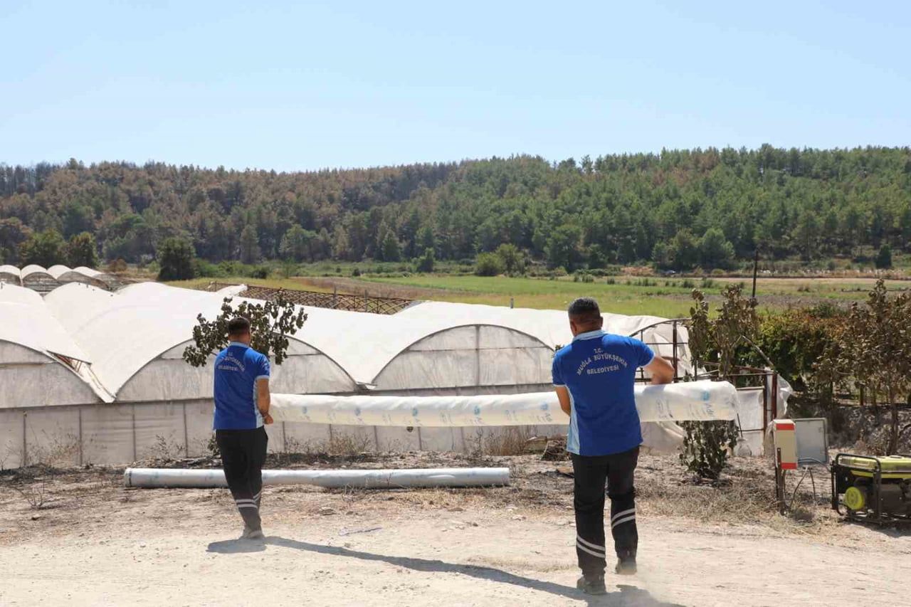 MUĞLA BÜYÜKŞEHİR BELEDİYESİ, 29 AĞUSTOS CUMARTESİ GÜNÜ SEYDİKEMER’DE MEYDANA GELEN ORMAN YANGININ...