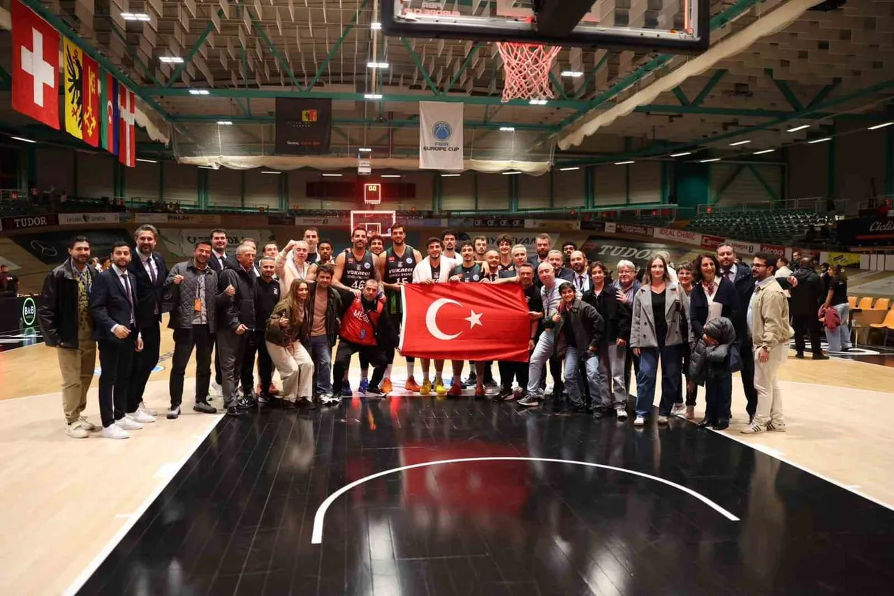 Y. DENİZLİ BASKET, FIBA EUROPE CUP G GRUBU’NDAKİ MÜCADELESİNDE AZERBAYCAN TEMSİLCİSİ LANDAU LİONS...