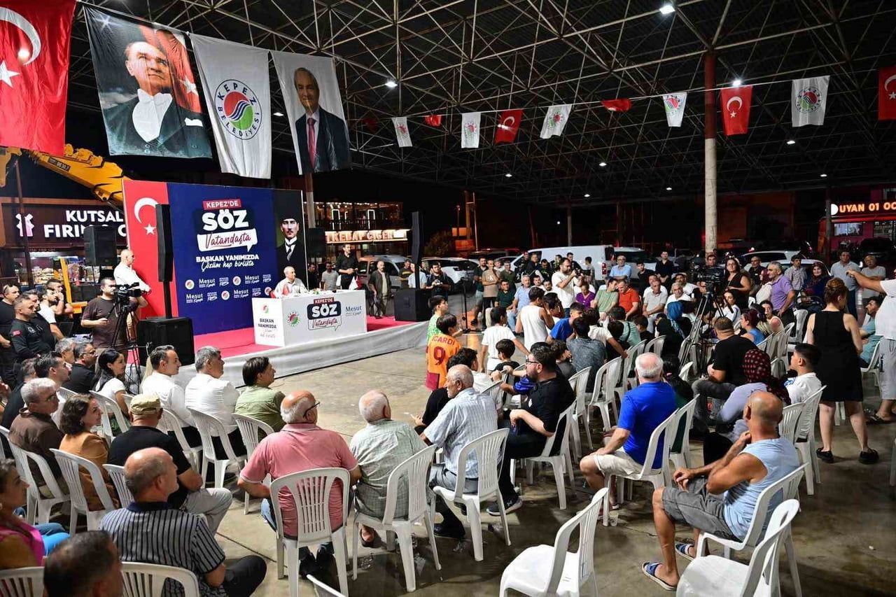 KEPEZ BELEDİYE BAŞKANI MESUT KOCAGÖZ, "SÖZ VATANDAŞTA" HALK BULUŞMALARI KAPSAMINDA ALTINOVA SİNAN...