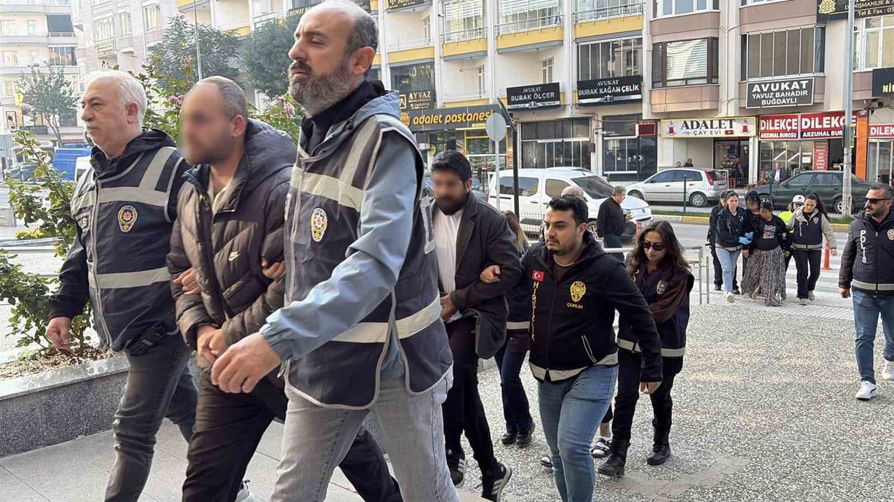 HIRSIZLIKTAN GÖZALTINA ALINAN ŞAHISLAR ADLİYEYE SEVK EDİLDİ