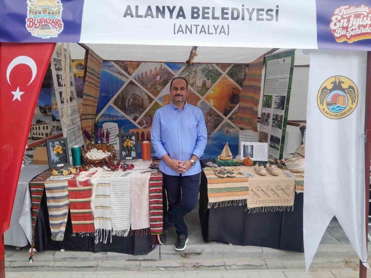 ALANYA BELEDİYESİ, BEYPAZARI ULUSLARARASI ŞEHİR FESTİVALİ’NDE AÇTIĞI STANTLA KENTİN KÜLTÜREL...