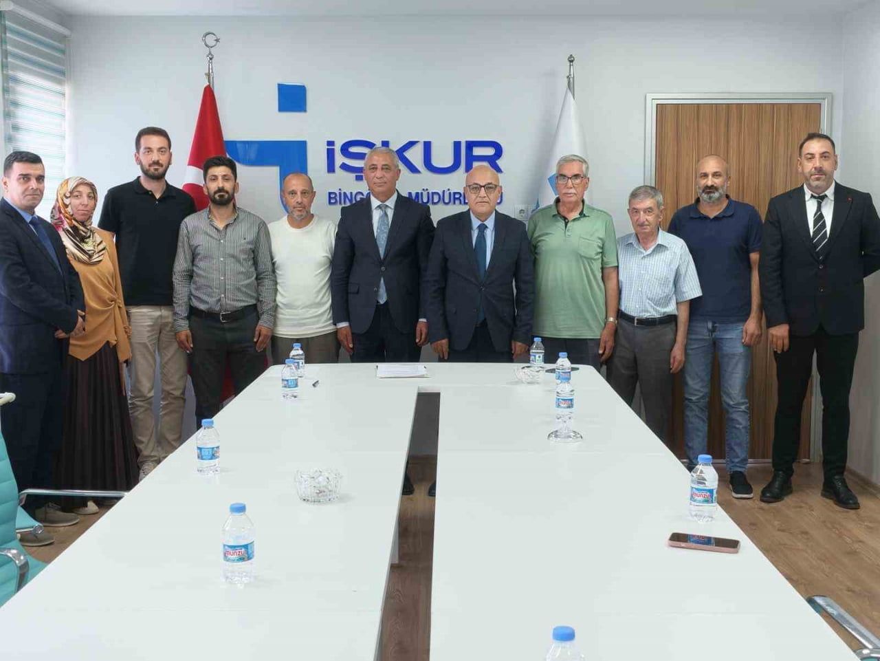 BASIN İLAN KURUMU İLE İŞKUR ARASINDA İMZALANAN İŞBAŞI EĞİTİM PROTOKOLÜ KAPSAMINDA, BİNGÖL'DE...