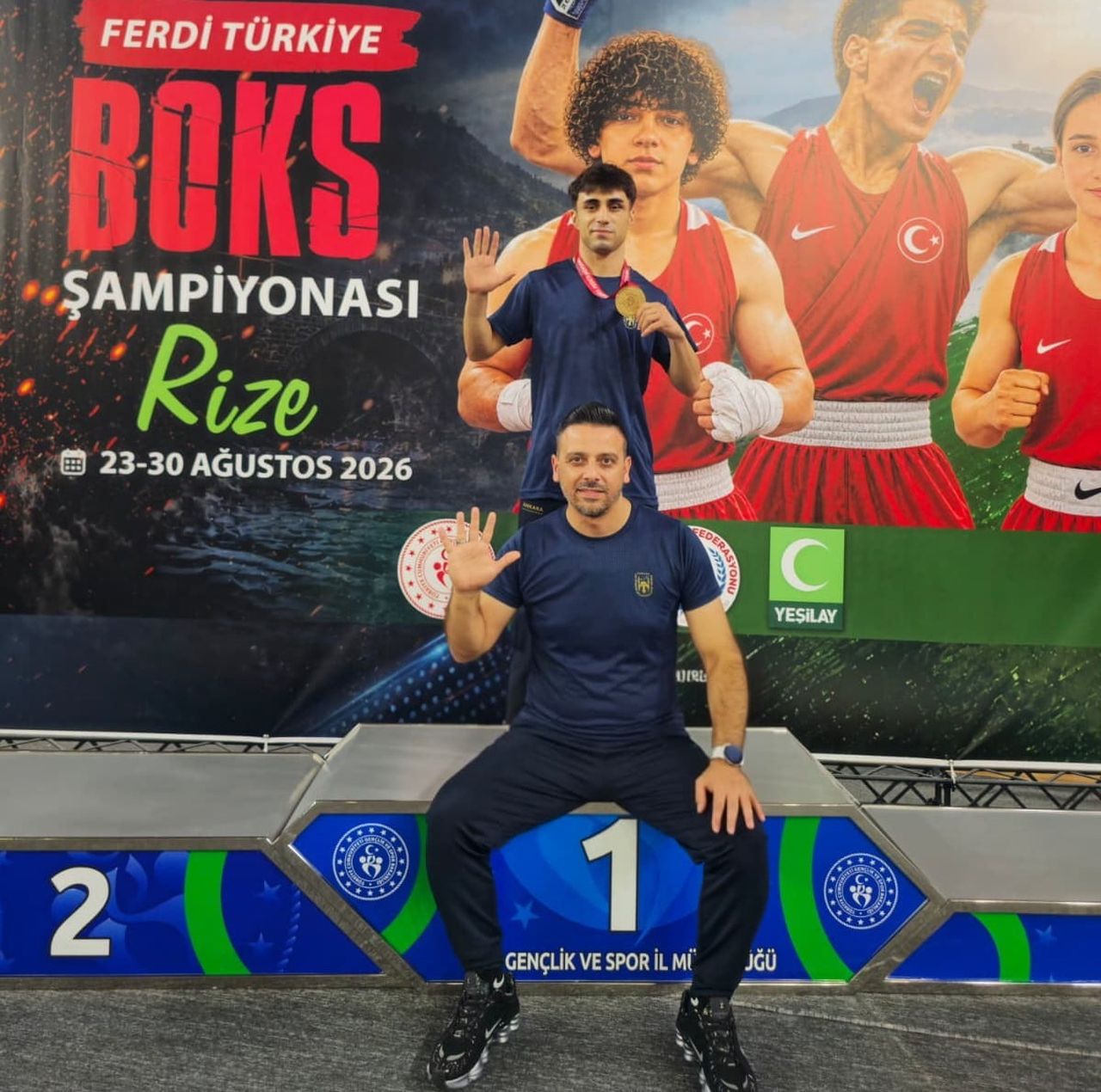 RİZE'DE DÜZENLENEN U-23 ERKEKLER VE KADINLAR TÜRKİYE FERDİ BOKS ŞAMPİYONASI’NDA RİNGE ÇIKAN...