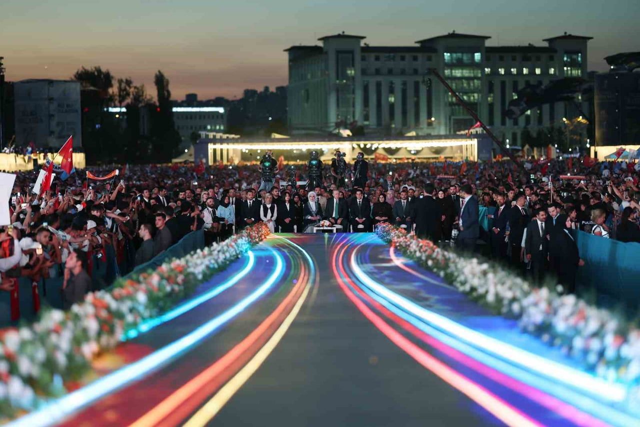 CUMHURBAŞKANI VE AK PARTİ GENEL BAŞKANI RECEP TAYYİP ERDOĞAN, BAŞKENT MİLLET BAHÇESİ'NDE AK...
