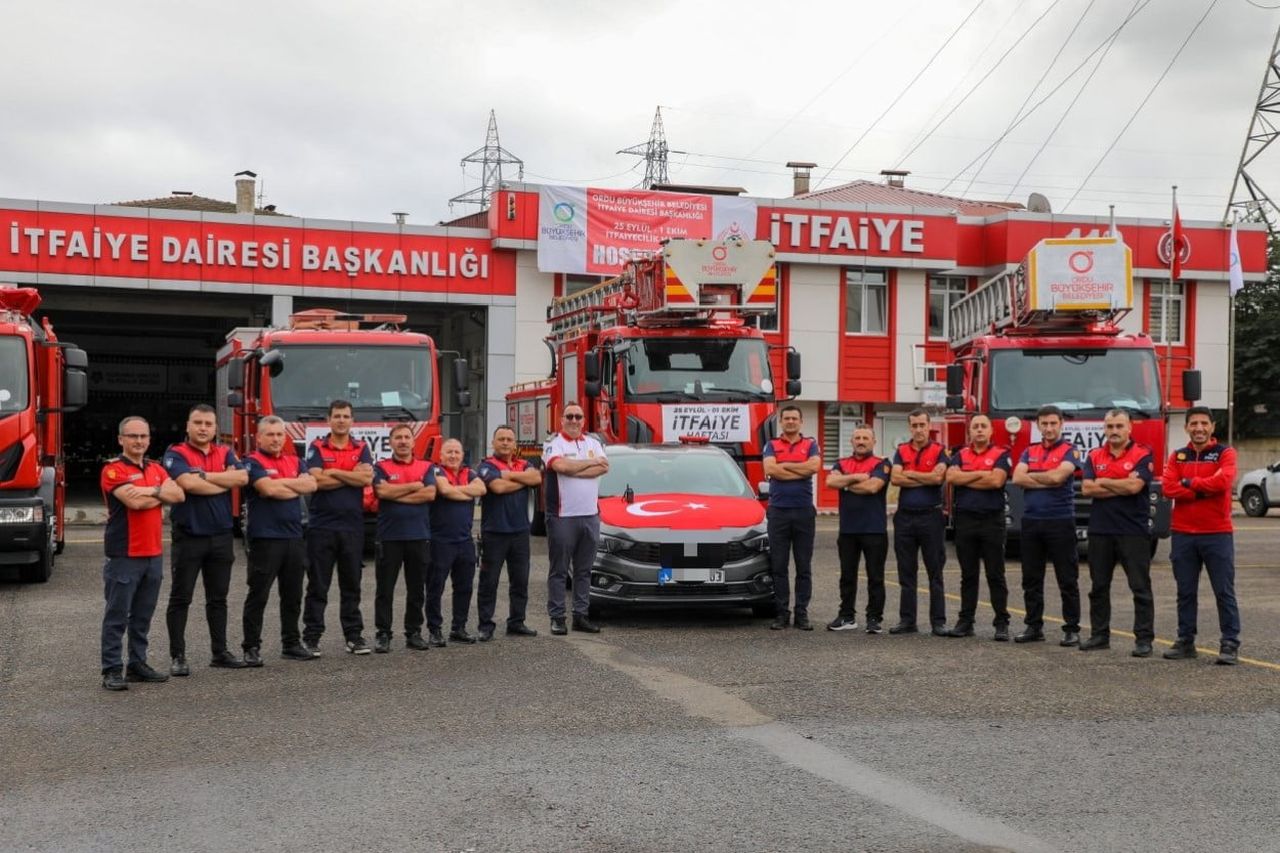 ALTINORDU İLÇESİNDEKİ İTFAİYE İSTASYONU VE EKİPLER