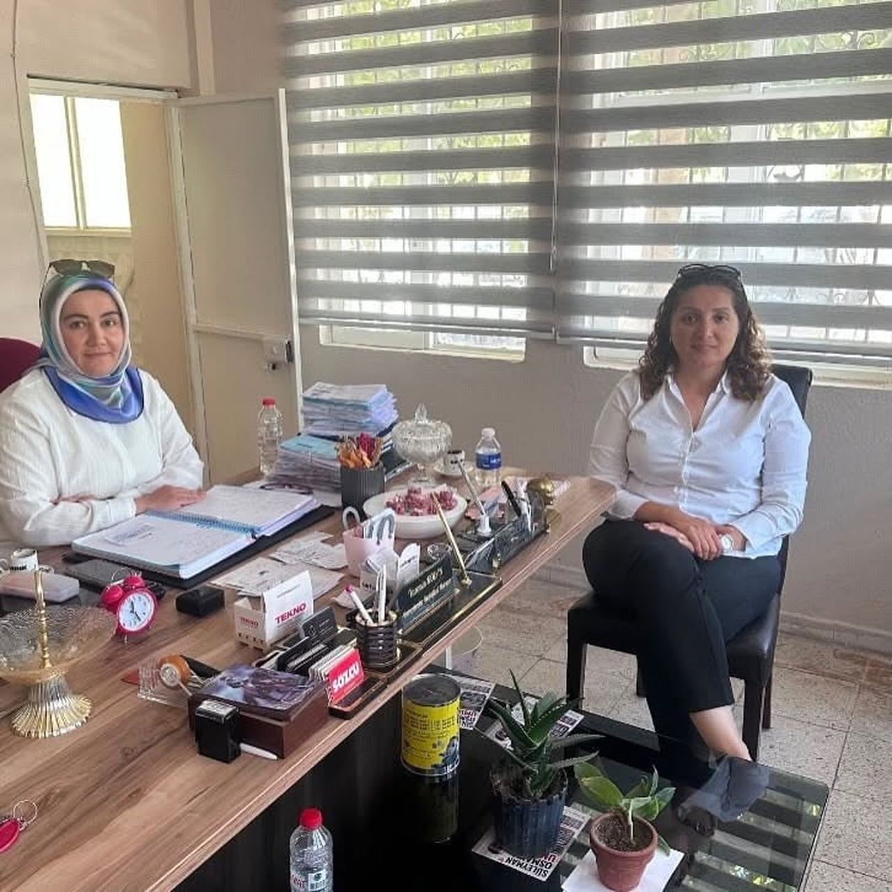 SAĞLIK MÜDÜRÜ MUHTAR KOZAN'I ZİYARET ETTİ