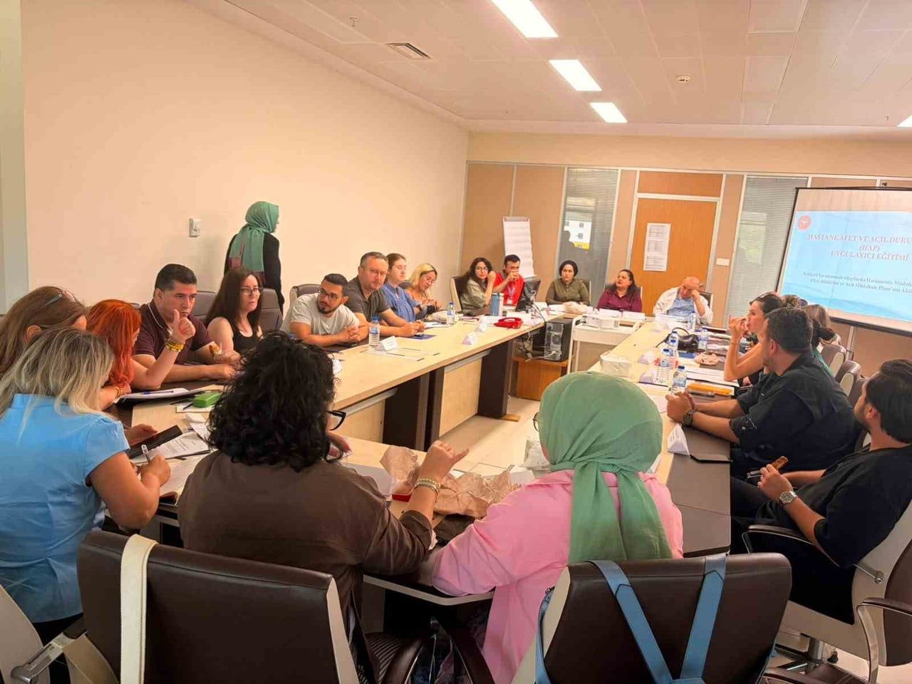 HASTANE AFET PLANLARI UYGULAYICI EĞİTİMİ DÜZENLENDİ