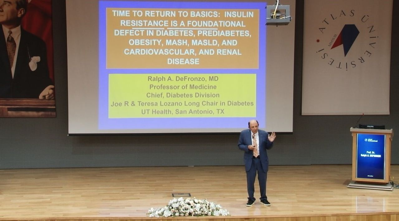 DİYABET ALANINDA YAPTIĞI ÖNCÜ ARAŞTIRMALARLA DÜNYA ÇAPINDA TANINAN PROF. DR. RALPH A. DEFRONZO...