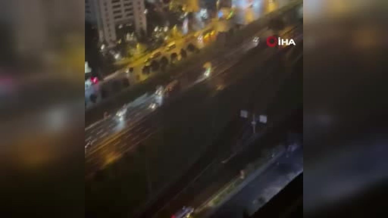 11 araçlık zincirleme kaza cep telefonu kamerasında