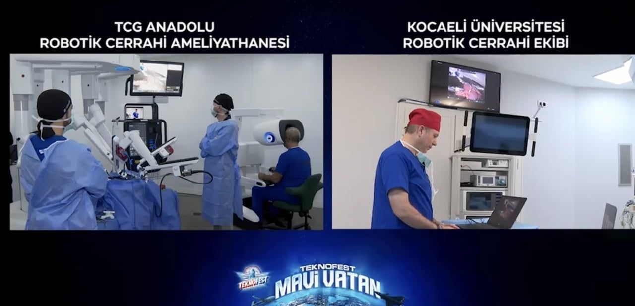 TEKNOFEST MAVİ VATAN’DA TARİHİ DENEME:TCG ANADOLU’DA 5G DESTEKLİ RONOTİK CERRAHİ