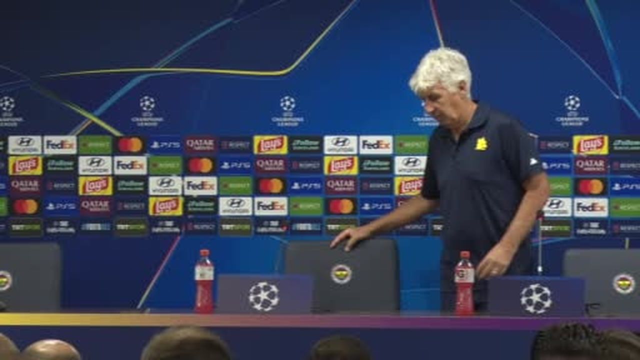 Roma Teknik Direktörü Gian Piero Gasperini, Fenerbahçe karşısında iyi mücadele ettiklerini...