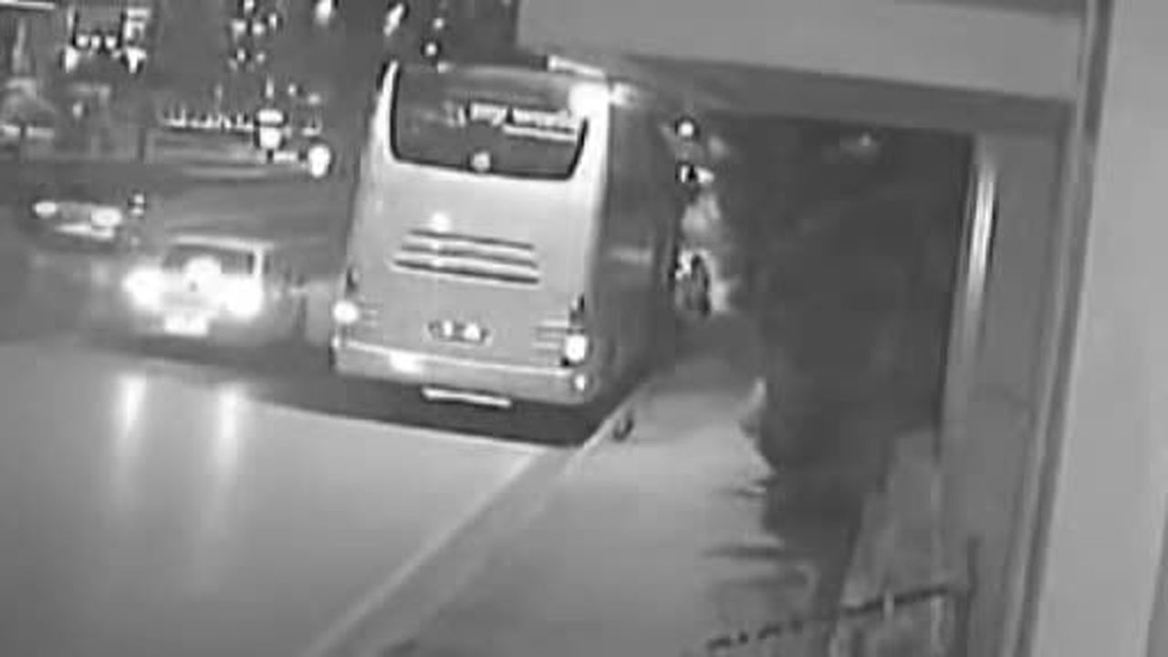 Manisa’daki 11 kişinin öldüğü kazada otobüsün Bursa’dan ayrıldığı anlar kamerada