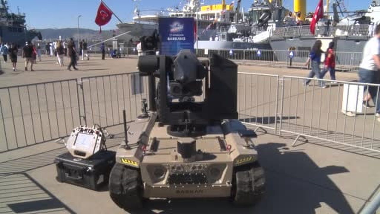 İnsansız kara aracı "BARKAN 2", TEKNOFEST Mavi Vatan’da yerini aldı