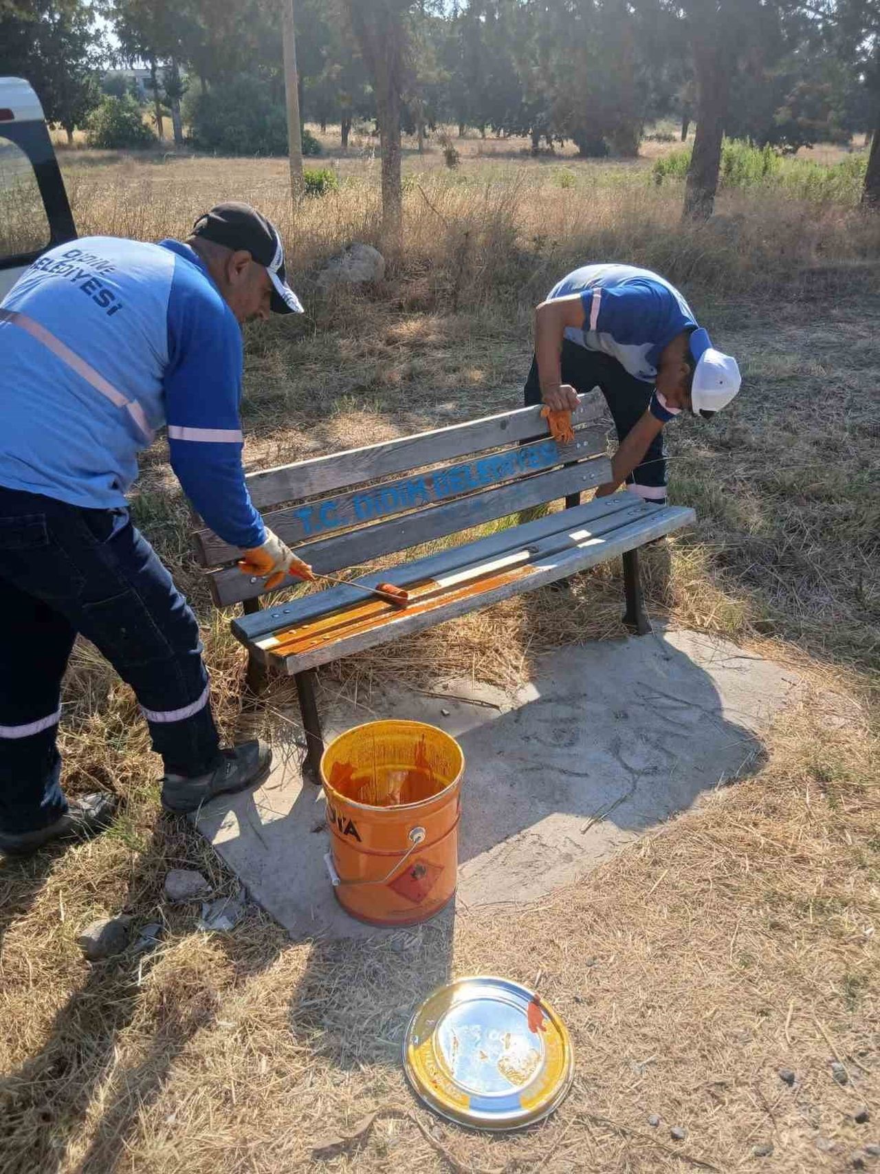 DİDİM BELEDİYESİ EKİPLERİ, İLÇE GENELİNDEKİ PARK, OYUN ALANI VE ORTAK KULLANIM ALANLARINDA BAKIM...