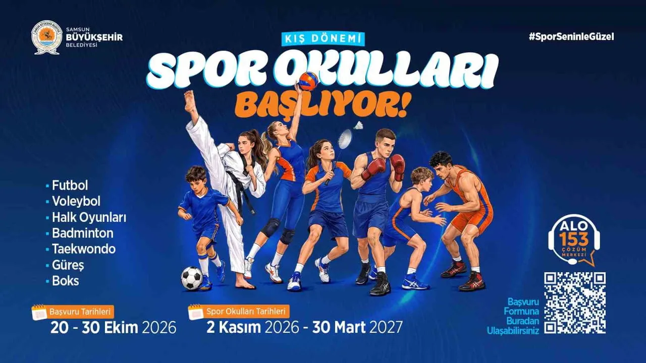 SAMSUN BÜYÜKŞEHİR BELEDİYESİ (SBB) TARAFINDAN ÇOCUKLARIN VE GENÇLERİN FİZİKSEL GELİŞİMLERİNE KATKI...