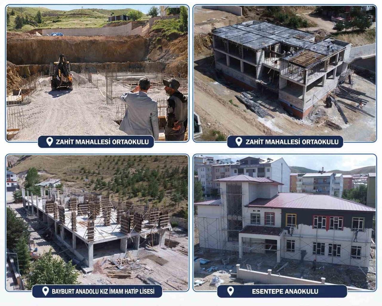 BAYBURT’TA EĞİTİM ALTYAPISININ GÜÇLENDİRİLMESİNE YÖNELİK YATIRIMLAR KAPSAMINDA OKUL İNŞAATLARI VE...