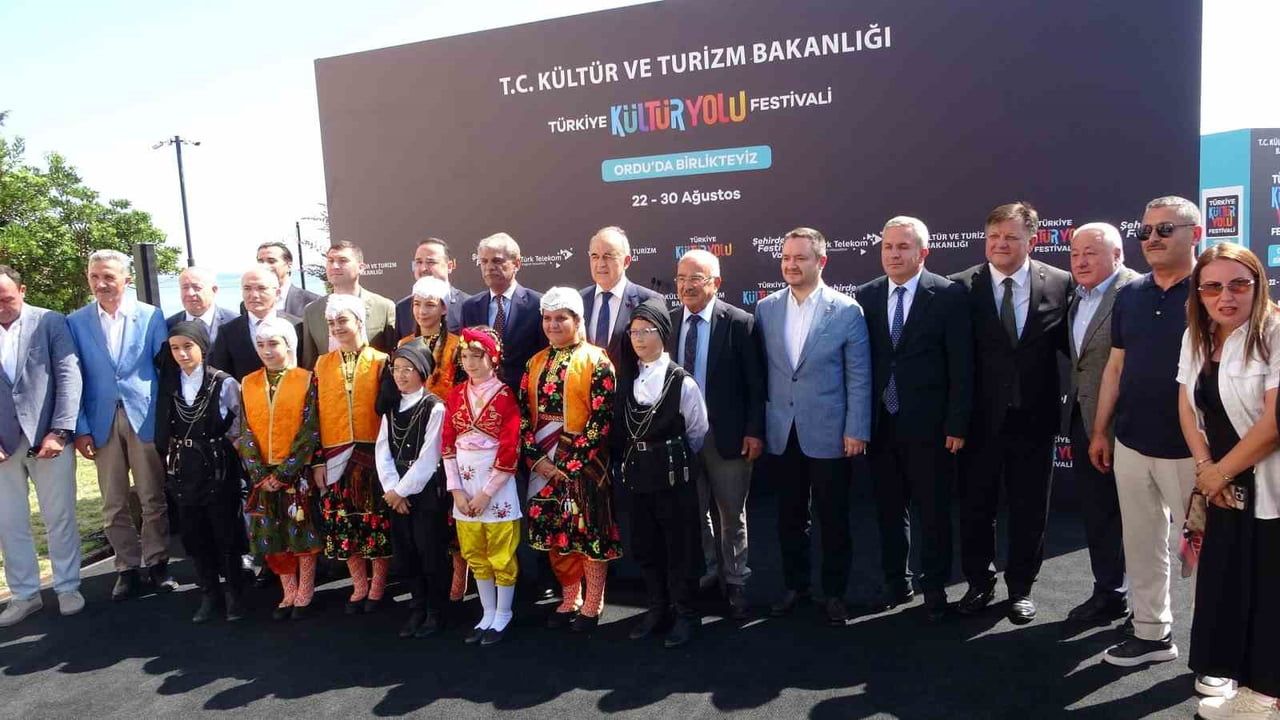 KÜLTÜR VE TURİZM BAKANLIĞI TARAFINDAN DÜZENLENEN TÜRKİYE KÜLTÜR YOLU FESTİVALİ, ORDU’DA BU YIL İLK...