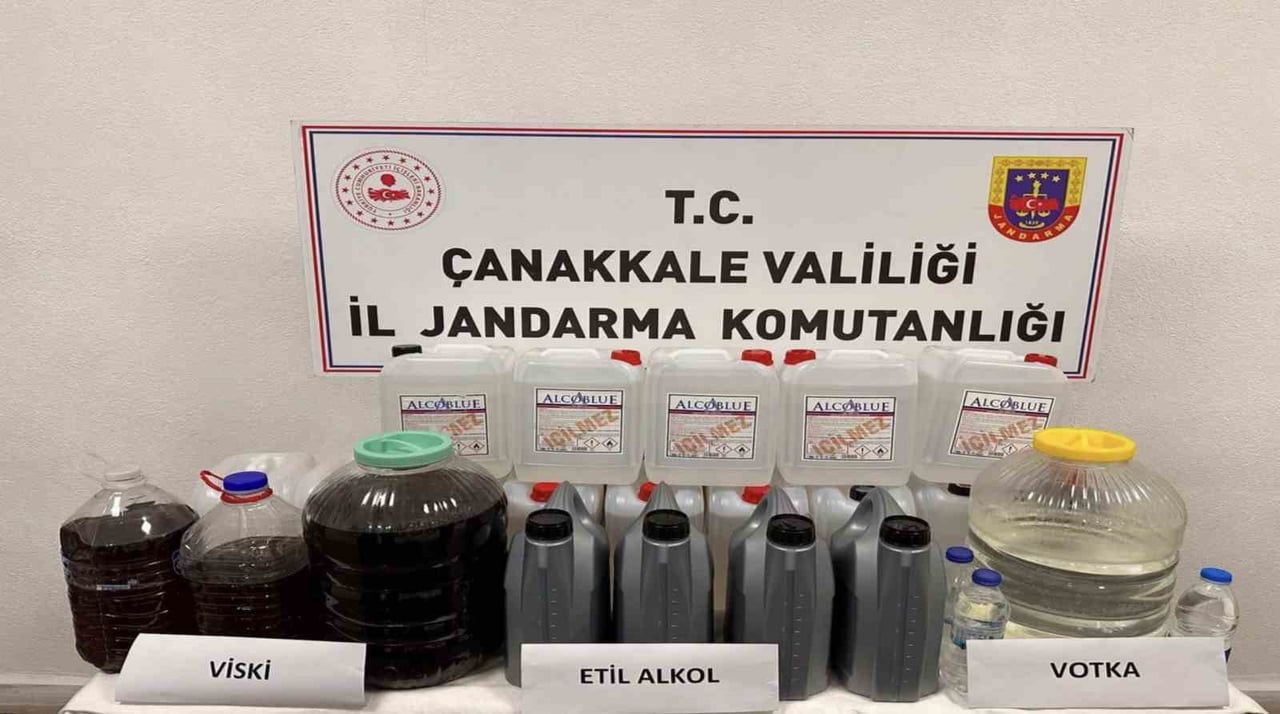 ÇANAKKALE’DE JANDARMA EKİPLERİNCE BAYRAMİÇ VE BİGA İLÇELERİNDE GERÇEKLETİRİLEN OPERASYONDA ÇOK...