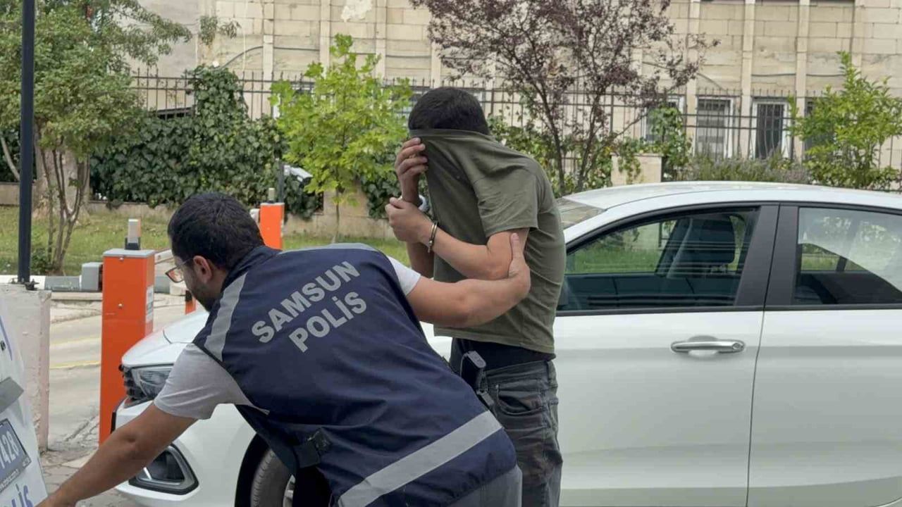 SAMSUN’UN ATAKUM İLÇESİNDE EŞİNİ DARBEDEREK BURNUNU KIRDIĞI İDDİA EDİLEN KOCA H.Ö....