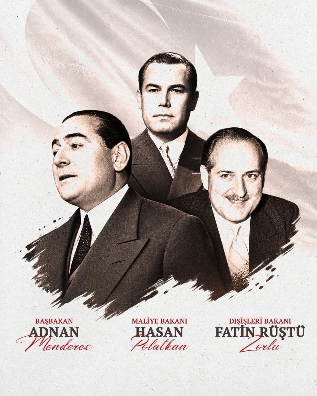 İLETİŞİM BAŞKANI BURHANETTİN DURAN, "İDAM EDİLEN BAŞBAKAN ADNAN MENDERES'İ, DIŞİŞLERİ BAKANI FATİN...