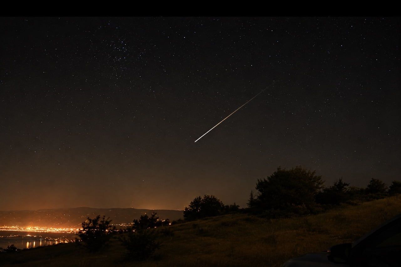 ELAZIĞ’IN TARİHİ HARPUT BÖLGESİNDE DÜN GECE METEOR YAĞMURUNU İZLEMEK İSTEYENLER İÇİN SEYİR ZEVKİ...