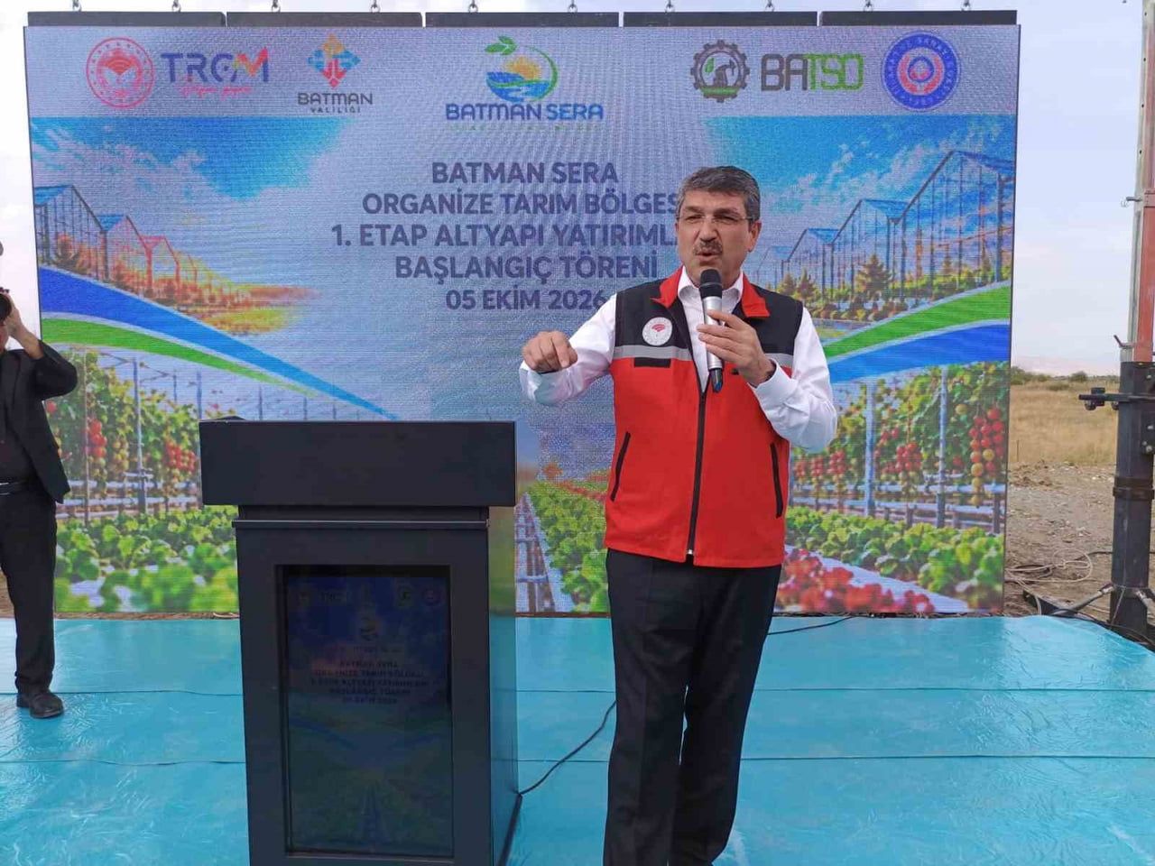 AK PARTİ BATMAN MİLLETVEKİLİ FERHAT NASIROĞLU, BATMAN SERA ORGANİZE TARIM BÖLGESİNİN 1. ETAP...