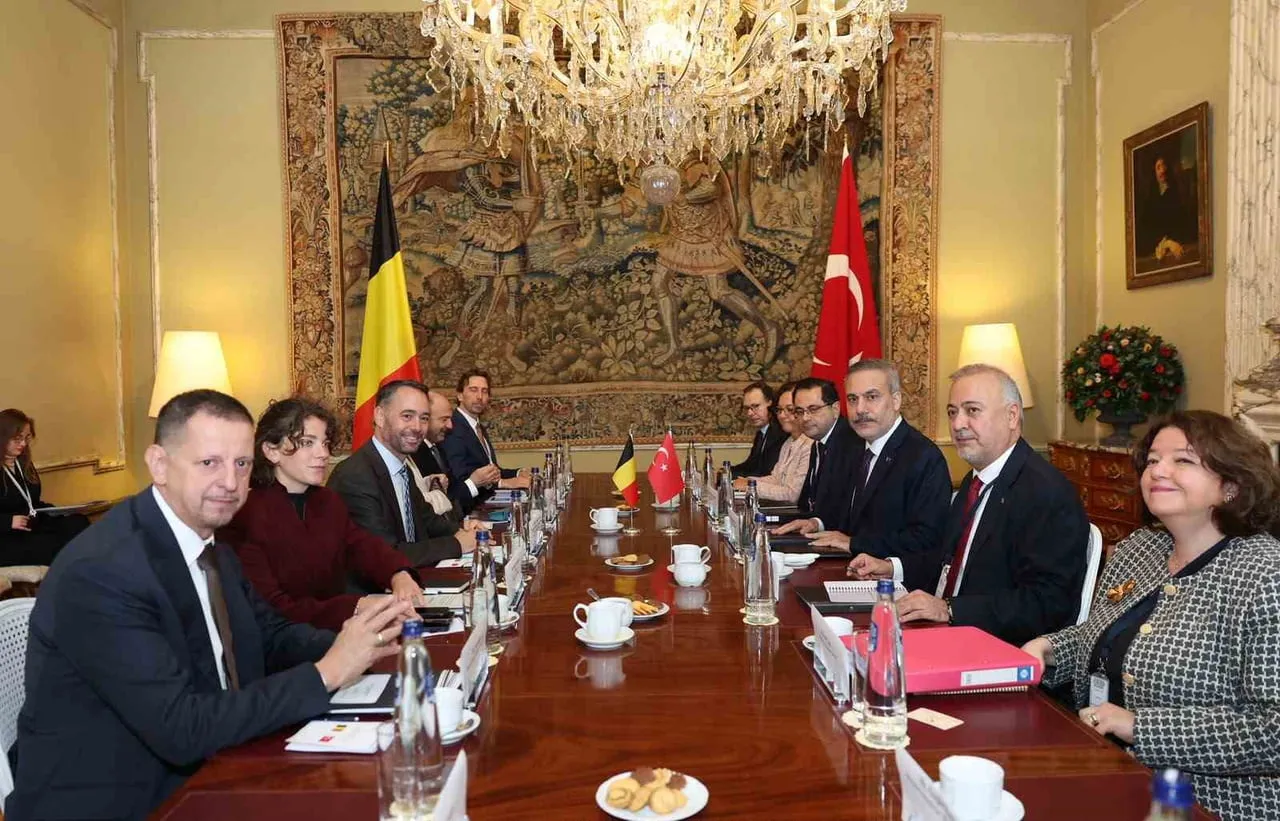 IŞİŞLERİ BAKANI HAKAN FİDAN, BELÇİKA BAŞBAKAN YARDIMCISI VE DIŞİŞLERİ, AVRUPA İŞLERİ VE KALKINMA...