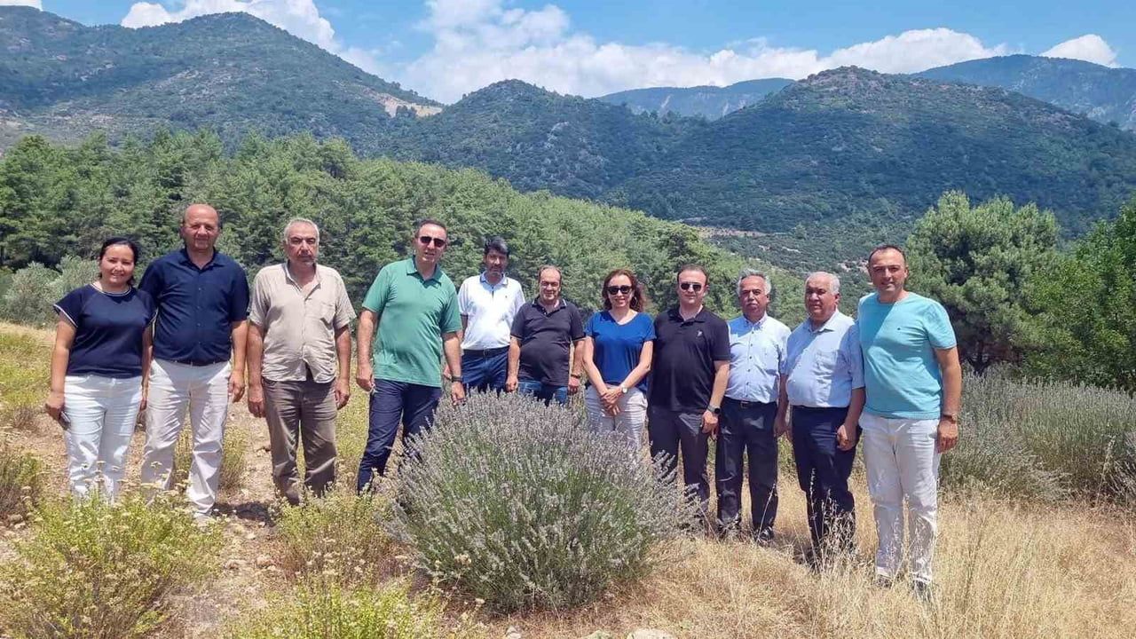 MUĞLA VALİ YARDIMCISI HALİL SERDAR CEVHEROĞLU, MUĞLA TARIM VE ORMAN İL MÜDÜRÜ SEYFETTİN BAYDAR VE...