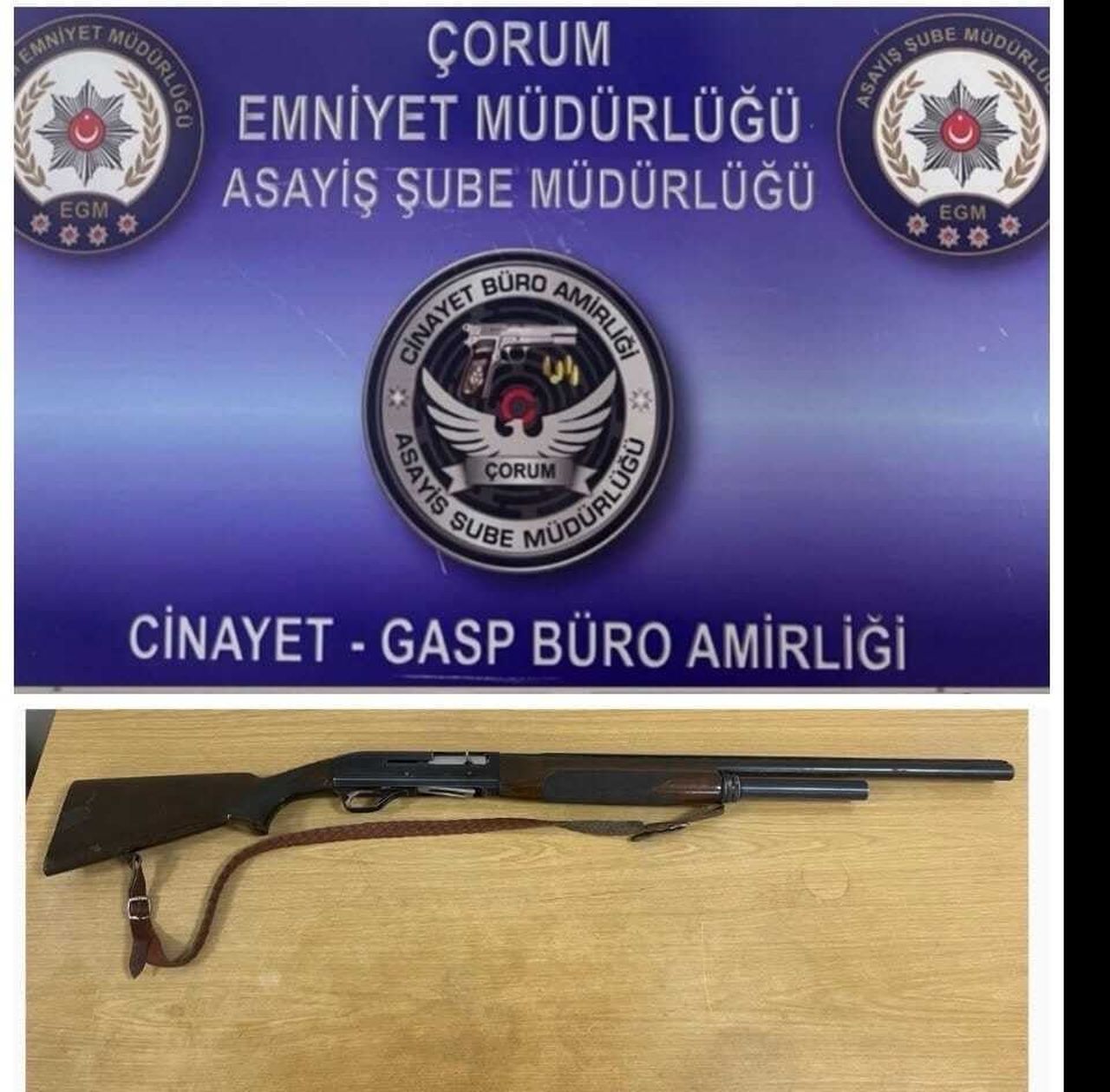 YAPILAN DENETİMLERDE TÜFEK ELE GEÇİRİLDİ