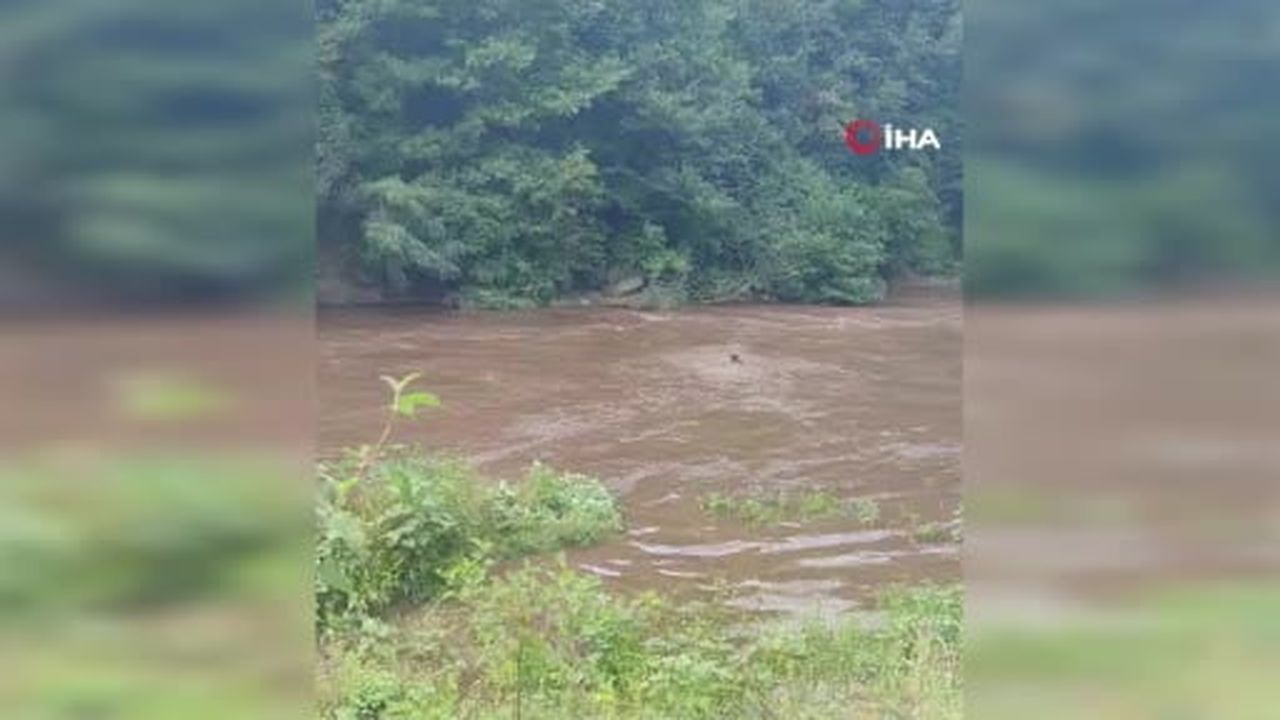 Giresun'da annesi ile birlikte sel sularına kapılan kız kardeşlerden birinin cesedine...