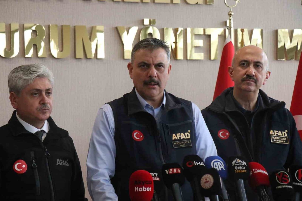 İÇİŞLERİ BAKANI MUSTAFA ÇİFTÇİ, AÇIKLAMALARDA BULUNDU.