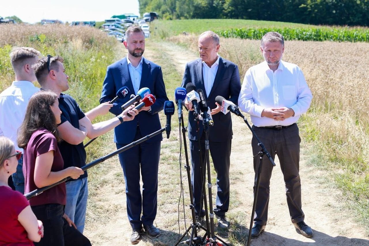 POLONYA BAŞBAKANI DONALD TUSK, KONUŞMA YAPTI.
