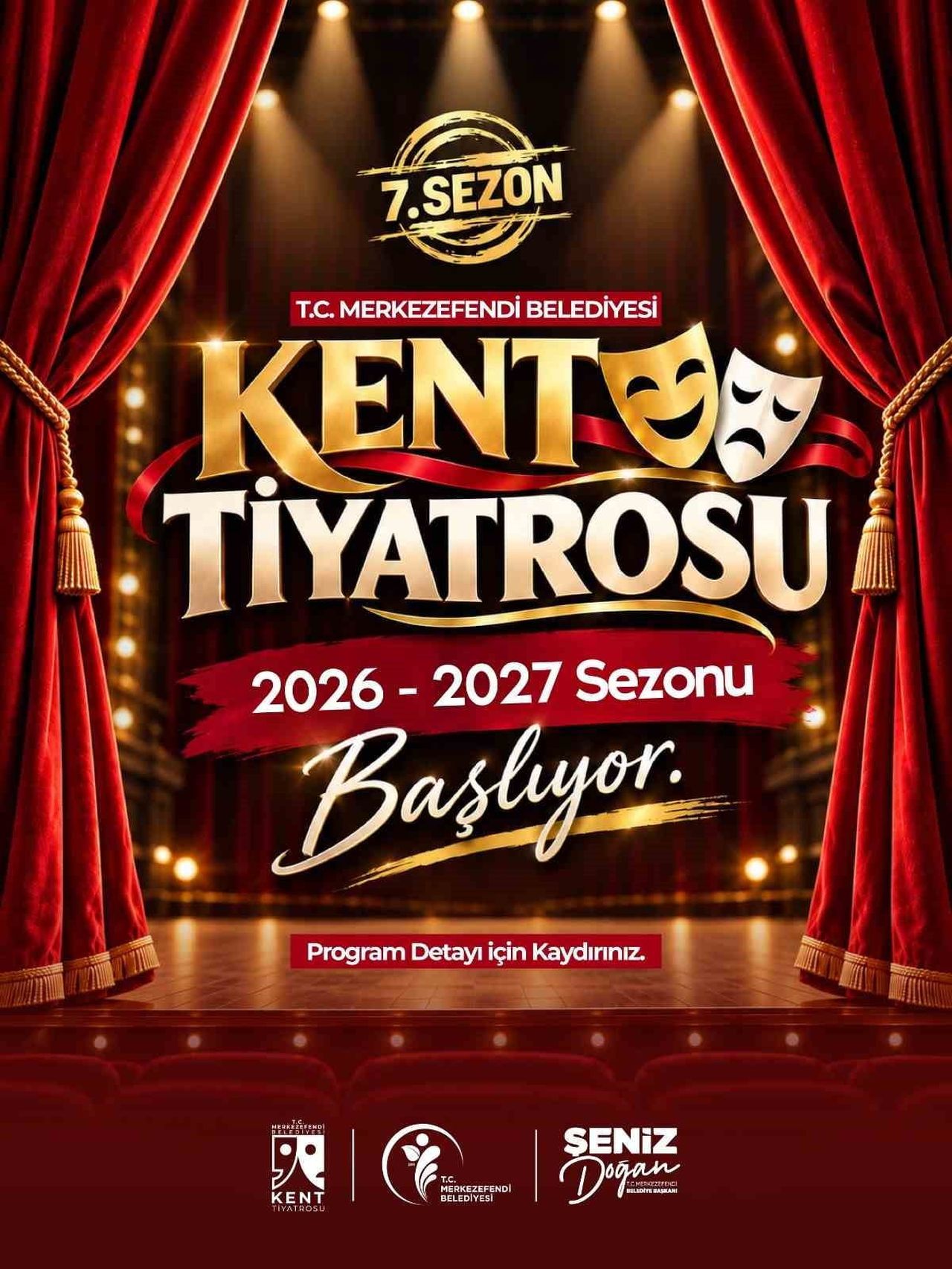 MERKEZEFENDİ BELEDİYESİ KENT TİYATROSU, 2-8-9-15-21-23-26 EKİM TARİHLERİNDE SAHNE ALACAK. EKİM...