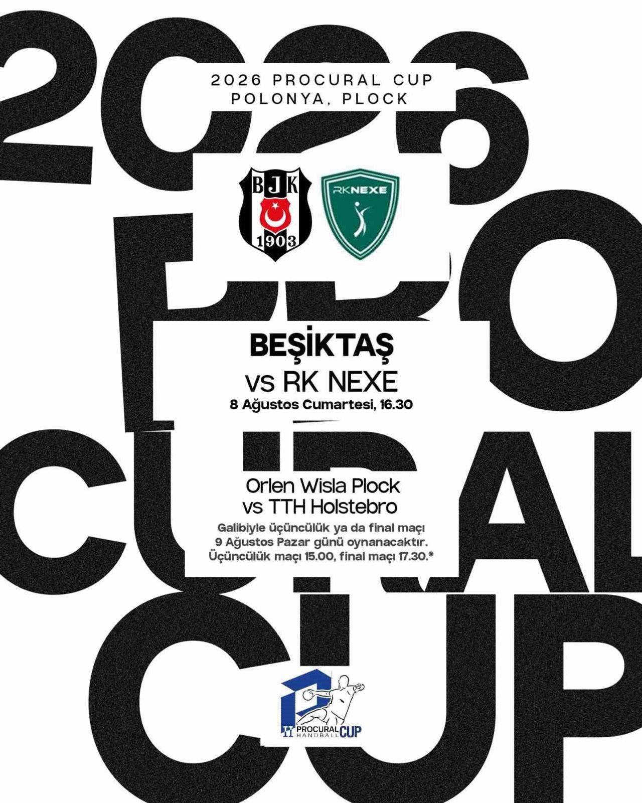 BEŞİKTAŞ HENTBOL TAKIMI, 8-9 AĞUSTOS TARİHLERİ ARASINDA POLONYA’NIN POLCK ŞEHRİNDE DÜZENLENEN 2026...