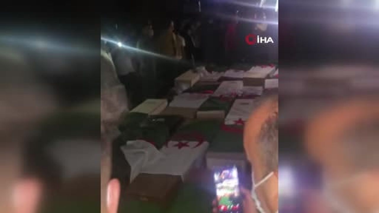 Cezayir’deki orman yangınlarında hayatını kaybeden kişilerin sayısının 73’e yükseldiği...