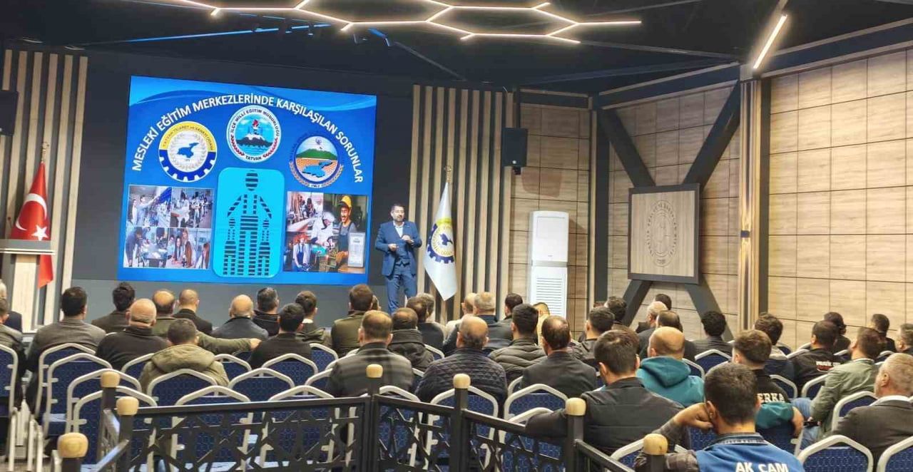 BİTLİS’İN TATVAN MESLEKİ EĞİTİM MERKEZİ TARAFINDAN TATVAN TİCARET VE SANAYİ ODASI (TATSO) İLE...